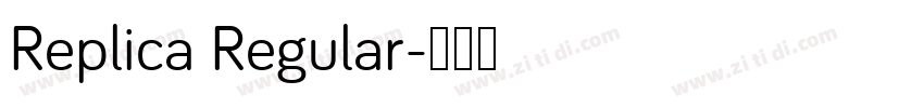 Replica Regular字体转换